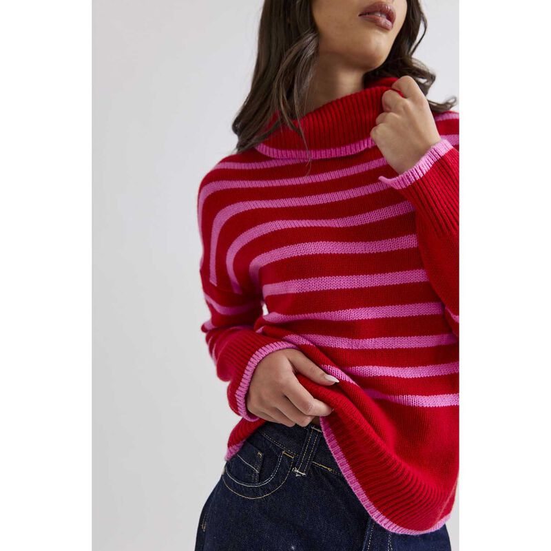 Mia Fratino Hunter Stripe Rollneck image number 2